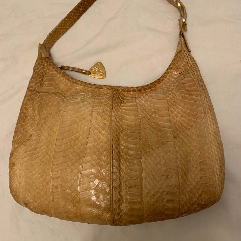 Vintage Morris and Malkovich snake skin bag